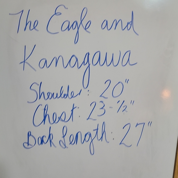 THE EAGLE AND KANAGAWA MEN'S SIZE L SHORT-SLEEVE TEE TSUNAMI REMEMBRANCE. - Picture 9 of 9